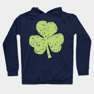 Green Crayon Shamrock for St Patricks Day Hoodie